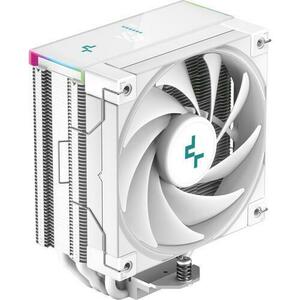 Cooler CPU Deepcool AK400 Digital, iluminare aRGB si display LED, 68.99 CFM (Alb) imagine