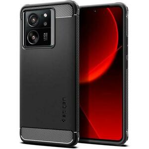 Husa pentru Xiaomi 13T Pro / 13T, Spigen, Rugged Armor, Neagra ACS07502 imagine