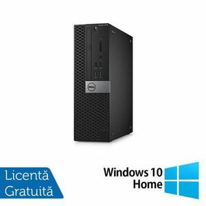 Calculator Sistem PC Refurbished DELL OptiPlex 5050 SFF, Intel Core i5-6500 3.20GHz, 8GB DDR4, 240GB SSD + Windows 10 Home imagine