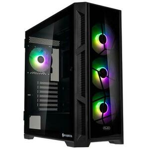 Carcasa Raijintek Ponos Ultra TG4, Panou frontal Tempered Glass, Middle Tower, Fara sursa, ATX (Negru) imagine