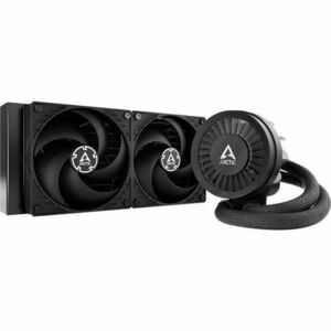 Cooler CPU Arctic Freezer III 240, Racire cu lichid, 2x 120mm, 1800 rpm, PWM (Negru) imagine