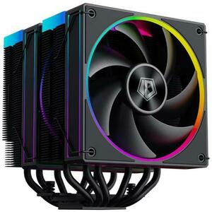 Cooler CPU ID-Cooling FROZN A620 ARGB, 2x 120mm, 2000 rpm, PWM, iluminare aRGB (Negru) imagine