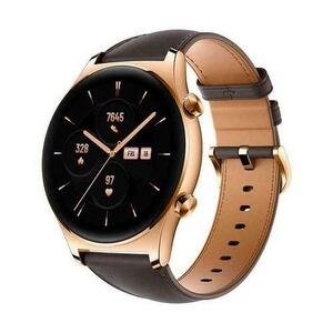 Smartwatch HONOR Watch GS3, ecran AMOLED 1.43 inch, GPS, Bluetooth 5.0, iOS& Andoid (Maro/Auriu) imagine