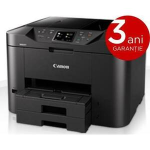 Multifunctional Canon Maxify MB2750, Inkjet, A4, 24 ppm, Duplex, ADF, Fax CIS, Retea, Wireless (Negru) imagine