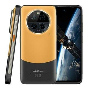 Telefon Mobil Ulefone Armor 23 Ultra, Procesor Octa-Core MediaTek Dimensity 8020, IPS LCD 6.78inch, 12GB RAM, 512GB Flash, Camera 50MP+50MP+64MP+3.2x Optical Zoom, Wi-Fi, 5G, Dual Sim, Comunicare satelit, Android (Negru/Portocaliu) imagine