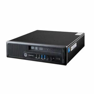 Calculator Sistem PC Refurbished HP EliteDesk 800 G1 USDT, Intel Core i5-4570S 2.90GHz, 8GB DDR3, 500GB SATA, DVD-ROM (Negru) imagine