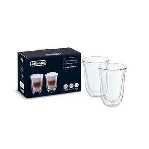 Set 2 pahare De'Longhi, Latte Macchiato, 330ml (Transparent) imagine