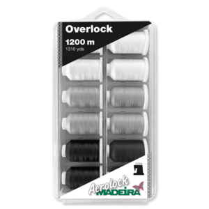 Blisterbox 12 papiote ata de surfilat Aerolock No.125 Madeira 8092 imagine