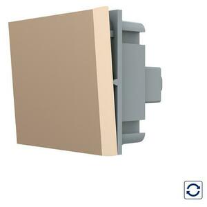 Modul Intrerupator Simplu Mecanic, 2 Module cu Reset (Revenire) LIVOLO - Serie Noua (Auriu) imagine