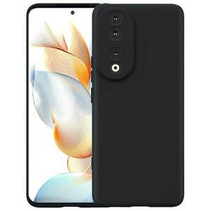 Husa Lemontti Matt Case compatibila cu Honor 90, Negru imagine