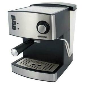 Espressor Mesko MS 4403, 850 W, 1.6 L, 15 Bari (Argintiu/Negru) imagine