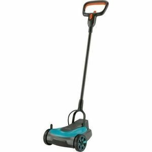 Masina de tuns iarba Gardena HandyMower, Latime taiere 22 cm, 3 Trepte de inaltime, Recomandat pentru 50 mp, Fara acumulator si incarcator (Albastru) imagine