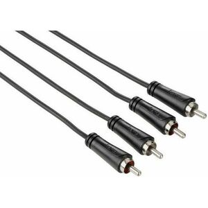 Cablu Audio Hama 122273, 2 x RCA - 2 x RCA, 3 m (Negru) imagine