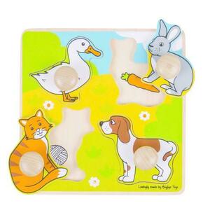 Primul meu puzzle BigJigs animale de companie BJ224 imagine