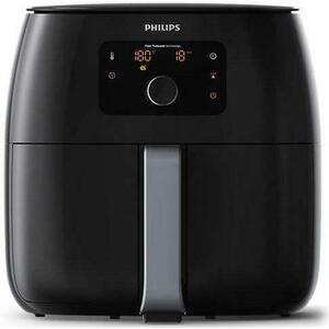 Friteuza fara ulei Philips Airfryer XXL HD9650/90, Tehnologie Twin TurboStar, Capacitate 7.3 L, Display digital (Negru) imagine