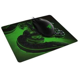 Mouse Razer Bundle Abysus Lite + Mouse Pad Gholiatus Mob (Negru/Verde) imagine