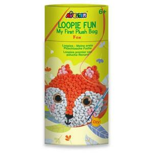 Kit DIY Loopie Fun - Prima mea geanta de plus bucle, Vulpe, Avenir, 6 ani + imagine