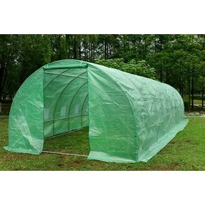 Sera polietilena Micul Fermier, 10x3x2m, 140g/mp UV4 (Verde) imagine