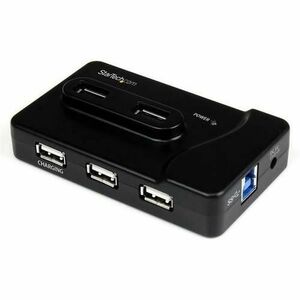 Hub USB Startech ST7320USBC, 6x USB 3.2 gen 1, 4x USB 2.0 (Negru) imagine