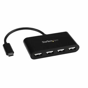 Hub USB Startech ST4200MINIC, 4x USB 2.0 (Negru) imagine