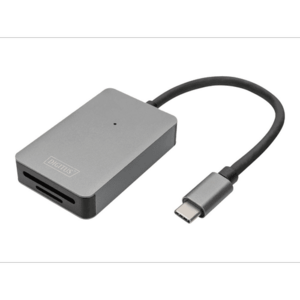 Card reader Digitus DA-70333, USB-C, Gri imagine