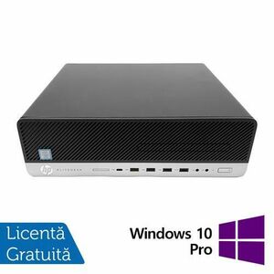 Calculator Sistem PC Refurbished HP EliteDesk 800 G5 SFF, Intel Core i5-9500 3.00-4.40GHz, 8GB DDR4, 256GB SSD + Windows 10 Pro imagine