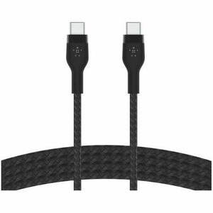 Cablu de incarcare Belkin, Boost Charge Flex, Silicon, USB-A la USB-C, 3M, Negru imagine