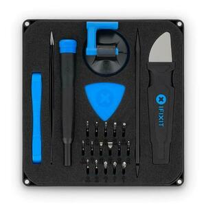 Setul de instrumente electronice esentiale, iFixit EU145348-5, Otel, (Negru/Albastru) imagine