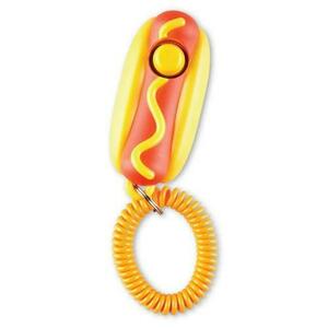 Jucarie dresaj caini - Clicker Hot dog imagine