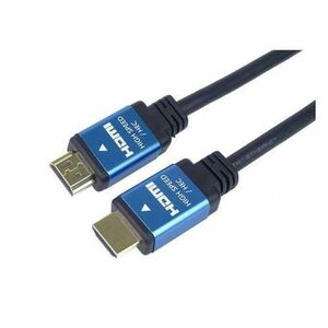 Cablu HDMI, Ultra HDTV 4K@60Hz, Versiunea 2.0b metal, conectori auriti, 2m, PremiumCord, kphdm2a2 imagine