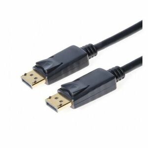 Cablu DisplayPort, tata - tata, Versiunea 1.2, 4K×2K@60hz, dublu ecranat, conectori auriti, 0.5m, PremiumCord imagine