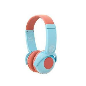 Casti Stereo Wireless pentru copii Our Pure Planet, Bluetooth, Jack 3.5mm (Roz/Albastru) imagine