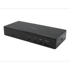 Docking Station I-Tec C31QUATTRODOCKPD, 85 W, 2x DisplayPort, 2x HDMI, 5x USB 3.0, 1x USB-C, Ethernet Gigabit (Negru) imagine