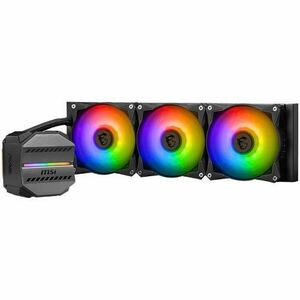 Cooler CPU MSI MAG CoreLiquid M360 ARGB, iluminare ARGB, 3x 120mm, 2000 rpm (Negru) imagine