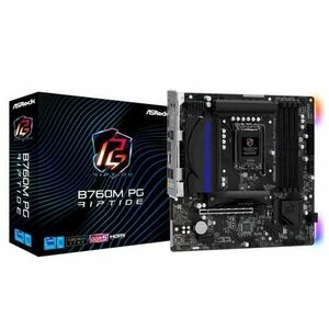 Placa de baza ASRock B760M PG Riptide, Micro-ATX, Socket Intel 1700, Intel B760 imagine