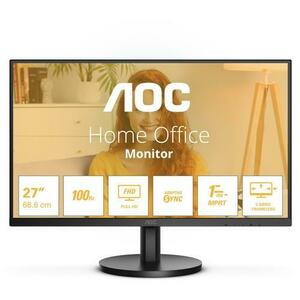 Monitor VA LED AOC 27inch 27B3HMA2, Full HD (1920 x 1080), VGA, HDMI, 100 Hz (Negru) imagine