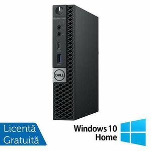 Calculator Sistem PC Refurbished DELL OptiPlex 7060 Mini PC, Intel Core i3-8100T 3.10GHz, 8GB DDR4, 256GB SSD + Windows 10 Home imagine