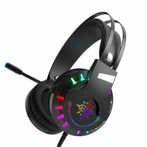 Casti Gaming Inca IGK-TX12, USB, Cablu 2.4 m, 50mm (Negru) imagine