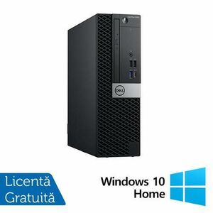 Calculator Sistem PC Refurbished DELL OptiPlex 5060 SFF, Intel Core i5-8400 2.80 - 4.00GHz, 8GB DDR4, 256GB SSD + Windows 10 Home imagine