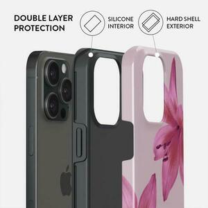 Husa Burga Dual Layer Fragile Beauty iPhone 15 Pro Max imagine