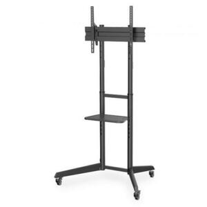 Stand Mobil Digitus DA-90447, Raft multimedia, 37inch-70inch, 50 kg (Negru) imagine