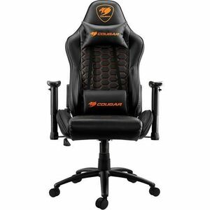 Scaun Gaming Cougar Outrider Black, Greutate maxima 120 kg (Negru) imagine