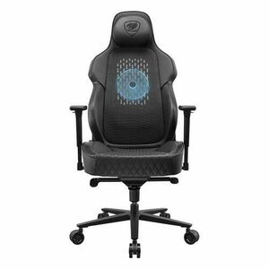 Scaun Gaming Cougar NxSys Aero Black, Ventilator 200 mm, Greutate maxima 160 kg (Negru) imagine