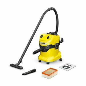 Aspirator umed/uscat Karcher WD 4 V-20/5/22, 1000W (Galben/Negru) imagine