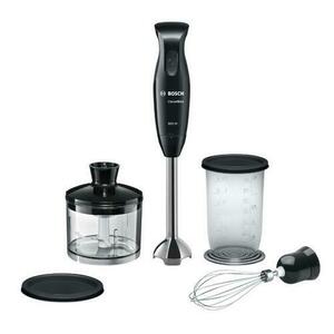 Mixer vertical Bosch CleverMixx MSM2650B, 600 W, Lame QuattroBlade (Negru/Inox) imagine