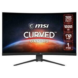 Monitor Gaming VA LED MSI 31.5inch G322CQP, WQHD (2560 x 1440), HDMI, DisplayPort, Ecran curbat, 170 Hz, 1 ms (Negru) imagine