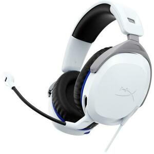 Casti Gaming HyperX Cloud Stinger 2 PS5/PS4/PC, Jack 3, 5mm pentru conectare direct la controller, drivere 50mm, slidere gradate, microfon cu noise cancelling, spuma cu memorie (Alb) imagine