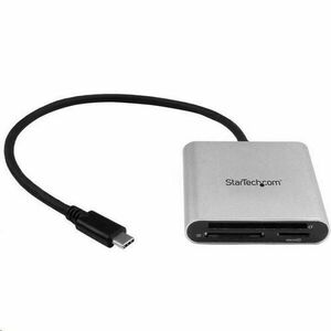 Card reader, Startech, USB-C, USB 3.0, Negru/Gri imagine