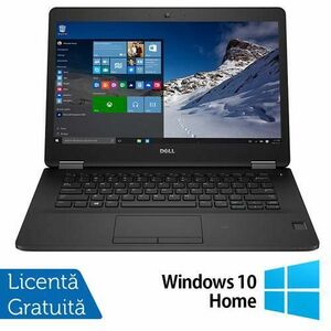 Laptop Refurbished DELL Latitude E7470, Intel Core i5-6300U 2.40GHz, 8GB DDR4, 256GB SSD, 14 Inch HD + Windows 10 Home imagine