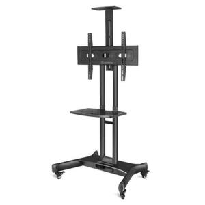 Stand TV ONKRON TS1551, mobil, 32inch - 65inch, 45.5 Kg (Negru) imagine